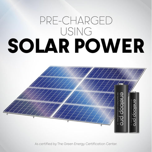 Panasonic BK-3HCCA4BA 4-Battery Pack eneloop pro AA High-Capacity Ni-MH Pre-Charged Rechargeable Batteries