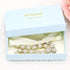 Oriamour Gold Crystal Bridal Hair Accessories, Wedding Headbands with Ribbons for Bride, Bridesmaids, Girls