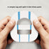 SIMPATCH Omnipod Adhesive Patch with Strap (25-Pack) - Waterproof CGM Tape (Blue)