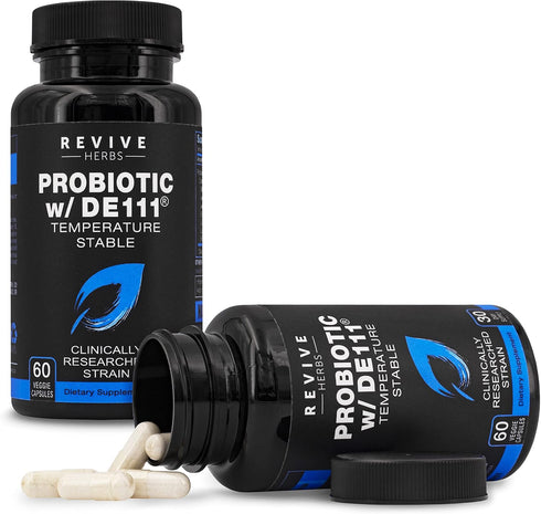 Advanced Probiotic with DE111 Strain, 60 Vegetable Capsules for Men and Women