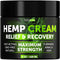 Natural Hemp Cream for Muscles and Joints - Muscle Relaxer Gel with Arnica, Turmeric, and Menthol (4 oz)