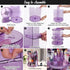 Makeup Organizer 360 Degree Rotating Cosmetic Storage Organizer, Large 7 Layers Acrylic Make Up Organizer for Vanity,