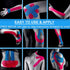 Kinesiology Tape Extra Wide 4" x 16.4' Roll, Supports Athletic Performance, Easy to Apply, Latex-Free, Waterproof