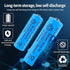 Svenirven 4 Pack 1.2V 2000mAh Rechargeable AA Battery NiMH Double A Batteries Pre-Charged Low Self Discharge for Solar