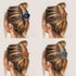 Whaline Hair Claw Clip, 6 Color Hair Jaw Clamp Clips, 4.3 Inch Nonslip Strong Hold Matte Butterfly Clip