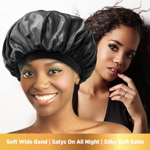 Sleep Cap & Bonnet Treated with Olive Oil & Vitamin E