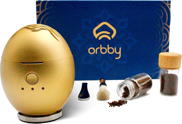 Orbby Scent Diffuser Starter Kit | Small Portable Desk Diffuser for Office: