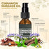 Massage Oil for Neck Massage, Muscles, Cupping, and Massage Tools. Aromatherapy Essential Oils and Herbal Extracts
