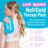 Reusable Hot and Cold Gel Ice Pack Wrap (4 Pack) for Adjustable, Flexible Therapy for Knee, Back, Shoulder, Arm, Leg