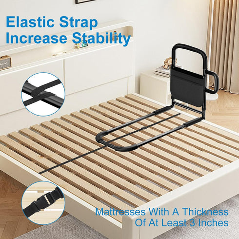JOYCUDDLE Bed Rails for Elderly Adults Safety - Height Adjustable Bed Assist Rail for Seniors, Stable Bedside Handle