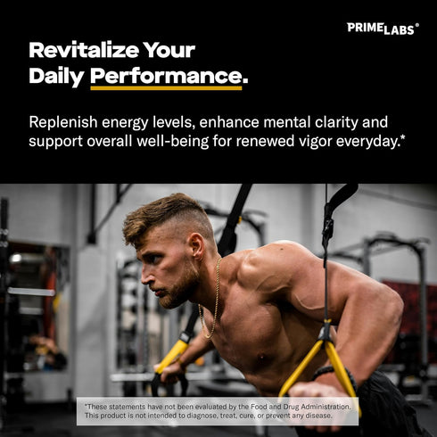 Prime Labs Tongkat Ali for Men with Organic Black Maca Root, Enhanced Performance, 60 Capsules