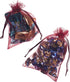 MOTYAWN 100 Pieces Premium Sheer Organza Bags, 4x6 inch Drawstring Gift Bags for Wedding, Party, Baby Shower, Christmas