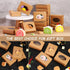 Spakon 30pcs Kraft Paper Soap Boxes for Homemade Gifts, 3.78 x 2.76 x 1.18 Inches with Window (Brown)