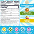 Sugar Free Phosphatidylserine Supplement 100mg, Kids Brain Gummies w/ Vitamin D3 400IU, Vitamin C for Focus & Memory, Concentration, Attention, Bone & Immunity, Tasty Chewable Orange Flavor, 120 Cts