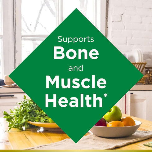 Nature's Bounty Magnesium Mineral Supplement, 500 mg, Coated Tablets, Supports Bone and Muscle Health, 100 Count