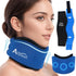 Atsuwell Neck Brace for Sleeping, Soft Cervical Collar for Neck Pain, Adjustable Support with Hot Cold Gel Packs