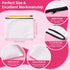 24Pcs Sublimation Blank Canvas Makeup Bags, AMADAILY Bulk Blank DIY Heat Transfer Cosmetic Makeup Bags w/Black Zipper for Bridesmaid Makeup Bag Travel Toiletry Pouch Storage (White, 7.87 x 5.7 Inch)