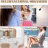 4Pcs Checkered Makeup Bag for Women, Knitted Small Cosmetic Pouch, Cute Aesthetic Travel Toiletry Organizer
