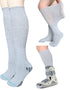 LORVVDE 2 Pairs Walking Boot Socks for Orthopedic Walker Brace, Replacement Sock Liner