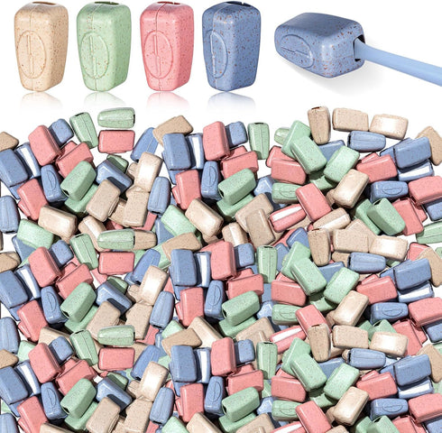 200 Pack Toothbrush Covers, Portable Toothbrush Protector Clips, Family Toothbrush Case for Travel