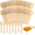 300 Pcs Disposable Mini Wooden Spoons, 3.75" Tasting Spoons, Ice Cream Spoon Sampling Spoons