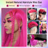 Rose Red Temporary Hair Dye, Natural Washable Hair Color Wax for Women, Men, Kids, Party Cosplay Halloween