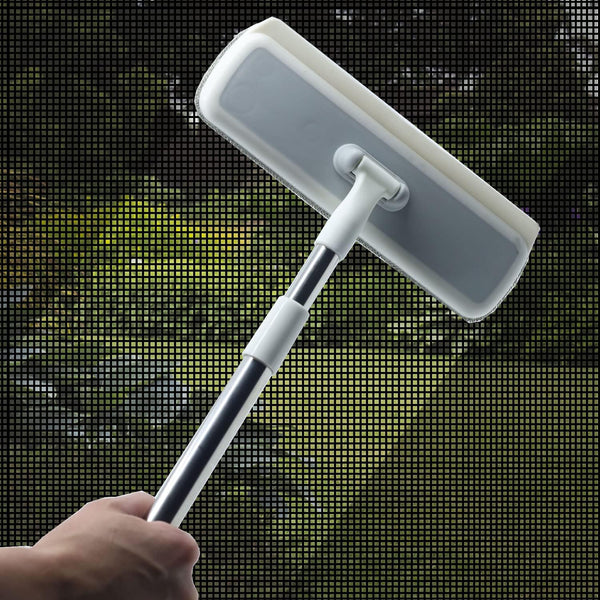 Screen-Be-Clean All Purpose Cleaner Brush, Duster, Window Squeegee Tool Kit for Wet and Dry Use on Glass and Screens.