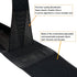 Back Brace for Women and Men, Support Belt for Lifting, Pain Relief for Lower Back, Scoliosis, Sciatica (Black XXXL)