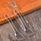 100 Pieces Ice Cream Scoops, Disposable Cake Spoons, Plastic Yogurt Pudding Spoons, Ice Cream Spoons (Clear)