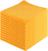 Microfiber Cleaning Cloths, 12 Pack, 16"x16", Lint-Free, Reusable, Washable Pro Towels, Orange for House, Kitchen,