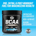 PMD Sports BCAA Charged Amino Acid Drink Mix for Performance, Recovery, Endurance - Blue Snow Cone