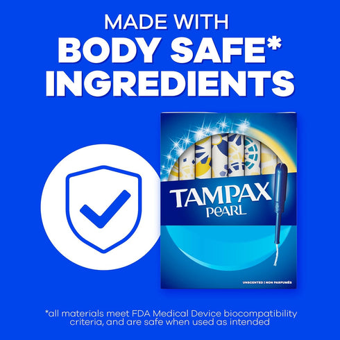 Multipack, 102 Count (3 Packs 34) Tampax Pearl Tampons for Women with LeakGuard Braid, Super/Super Plus/Ultra