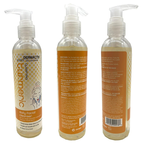 Turmeric Cleanser, Daily Facial Cleanser, 8 Ounce