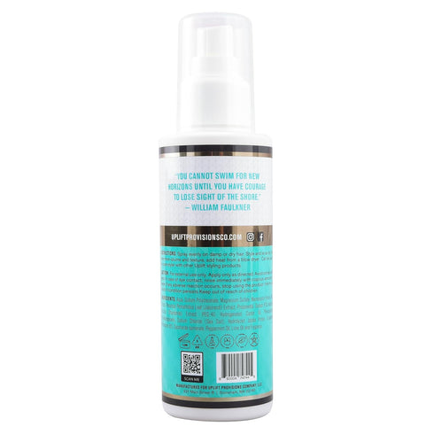 Uplift Provisions Company Sea Salt Spray, Versatile Texture Spray for Hair, 5.5 oz for Beach Waves and Volume