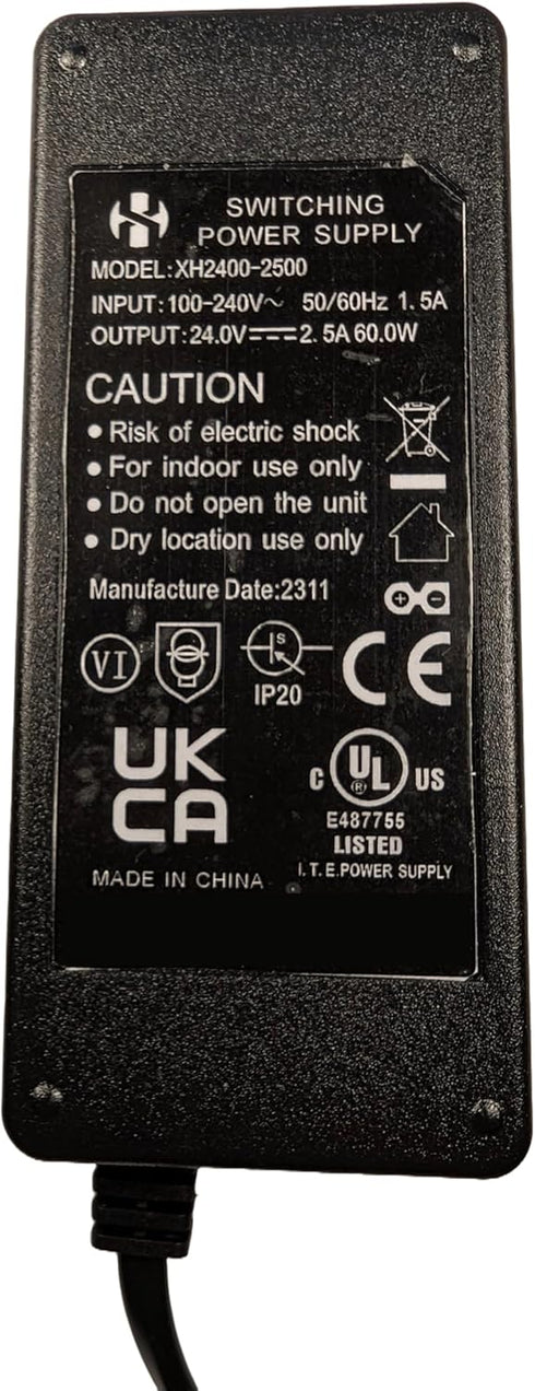 Milestock 24V MMF-01C MMF-O1C MMF01C BEL-FM-01 BEL-FM-02 8538115 Miko OEM AC Adapter for Belmint Shiatsu Foot Massager