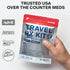 Pack Over-the-Counter Packets SurviveX Travel Medicine Kit - Compact TSA-Approved Medication for Travel, Camping
