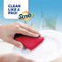 SCRUBIT Multi-Purpose Dish Scrub Sponge, Non Scratch Cleaning Sponges for Pots, Dishes - 12 Pack Blue
