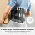 FREETOO Back Braces for Lower Back Pain Relief with 6 Stays, Breathable Support Belt for Men/Women (M)