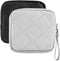 2 Pcs Period Bag, Sanitary Napkin Storage Pouch, Portable Menstrual Pad Tampon Organizer for Teen Girls Women (Black &