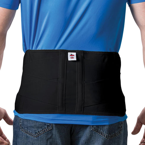 Adjustable Corfit LS Lumbar Support Back Brace for Pain Relief, Men/Women, Black, XLarge
