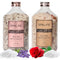 SpaLife Tea Spa Petal-Infused Mineral Bath Salts, Lavender & Rose, 2-Pack 17.6 oz. for Relaxing Soaks