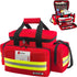 REDCUBE Emergency Bag - First Aid Empty Bags, Professional Multiple Compartment Kit Carrier for Emergency Medical