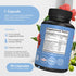 Blood Pressure Support Supplement - Garlic, Hibiscus, Hawthorn - 90 Capsules, 3 Months Supply for Cardiac Health.