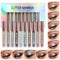 LANGMANNI 10 Pcs Liquid Glitter Eyeshadow Makeup Set, Metallic Shimmer Glitter, Sweatproof Highly Pigmented Blending