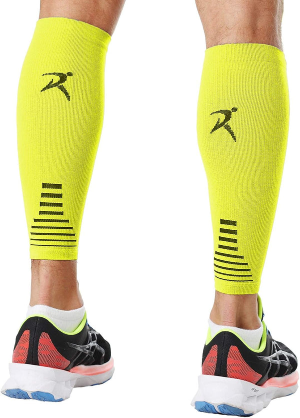 Rymora Leg Compression Sleeve, Comfortable Footless Socks for Pain Relief in Fitness, Running, and Shin Splints -