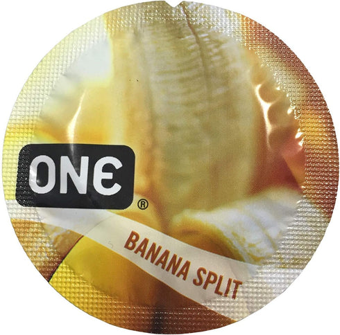ONE 12 Count Flavor Waves Flavored Lubricated Latex Condoms with Silver Pocket Case