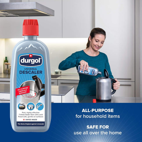 Durgol Universal, Multi-Purpose Descaler and Decalcifier for Household Items, 16.9 Fluid Ounces (Pack of 2)