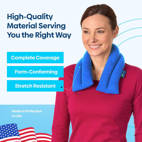 SunnyBay Microwave Heating Pad, Microwavable Neck and Shoulder Wrap for Pain Relief