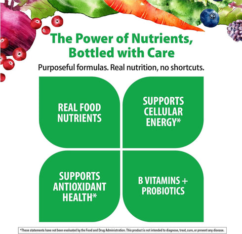 Gummies 60 Count Rainbow Light Womens One + Multivitamin | | Supports Cellular Energy & Antioxidant Health | Mixed