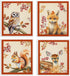 LARTSFRO Cute Animal Swedish Dishcloths for Kitchen Cloths Towels, Cute Deer Fox Owl